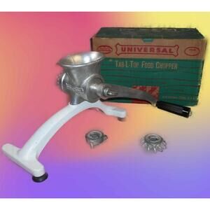 Vintage MCM Universal Tab-L-Top Food Chopper Landers Frary & Clark #1580 USA
